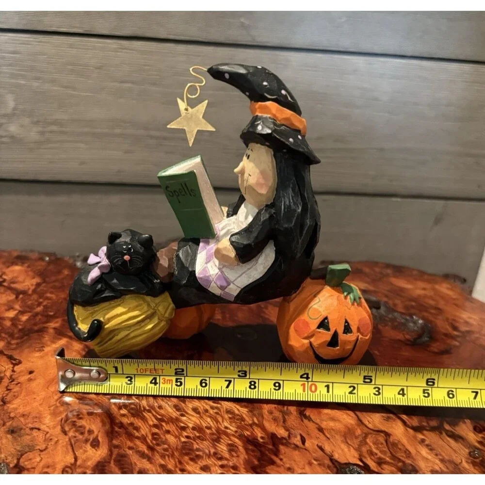 Vintage Eddie Walker Halloween Witch N Spells Figurine Used